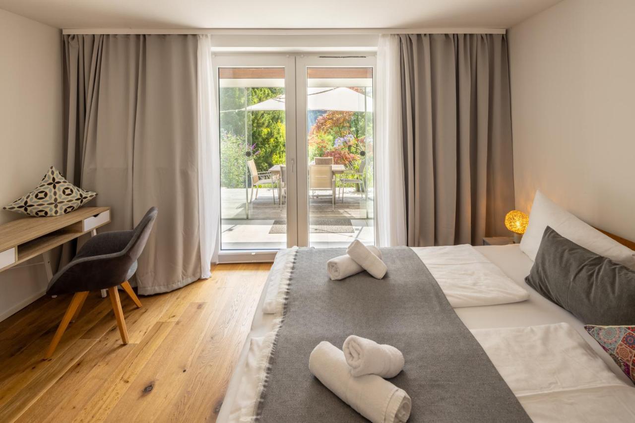 Waldlounge - Gartenwohnung Oberstaufen Exteriér fotografie