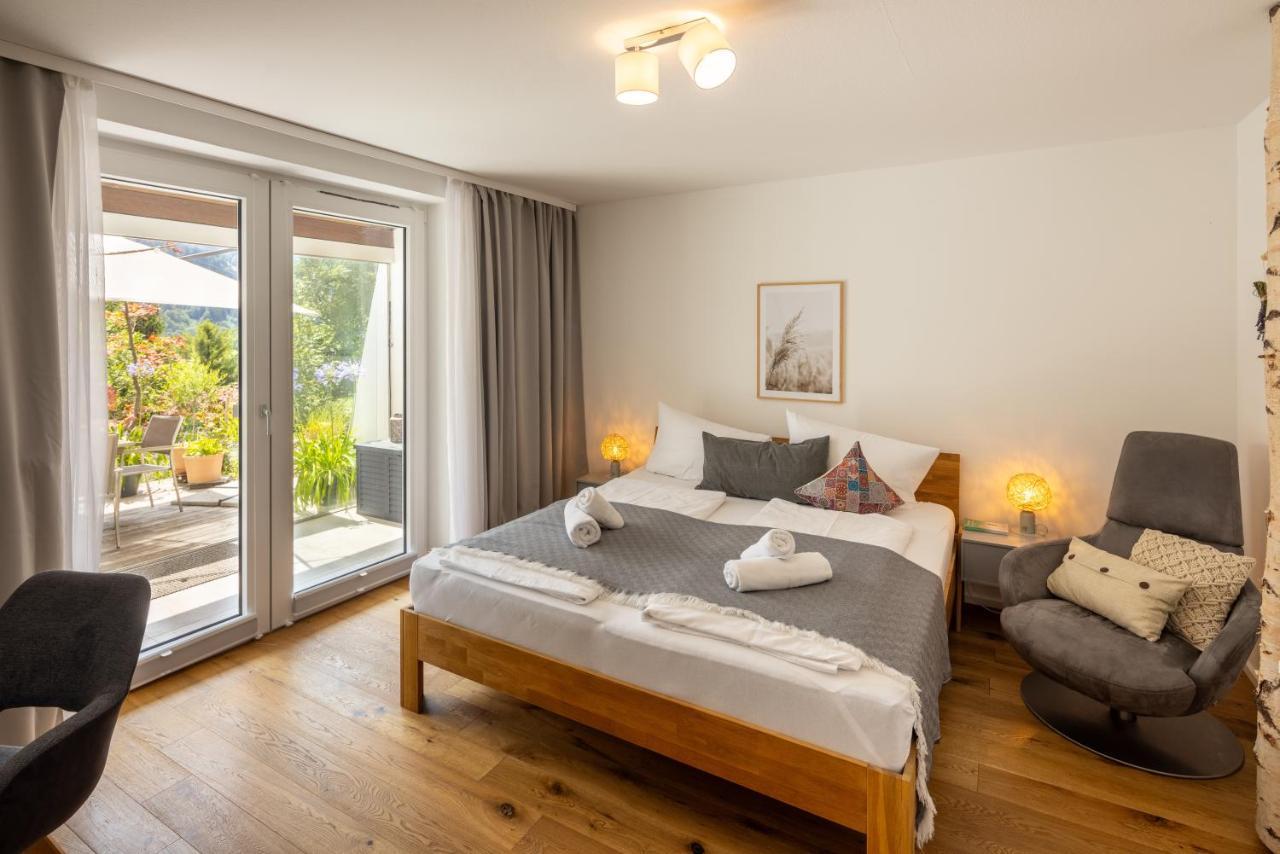 Waldlounge - Gartenwohnung Oberstaufen Exteriér fotografie
